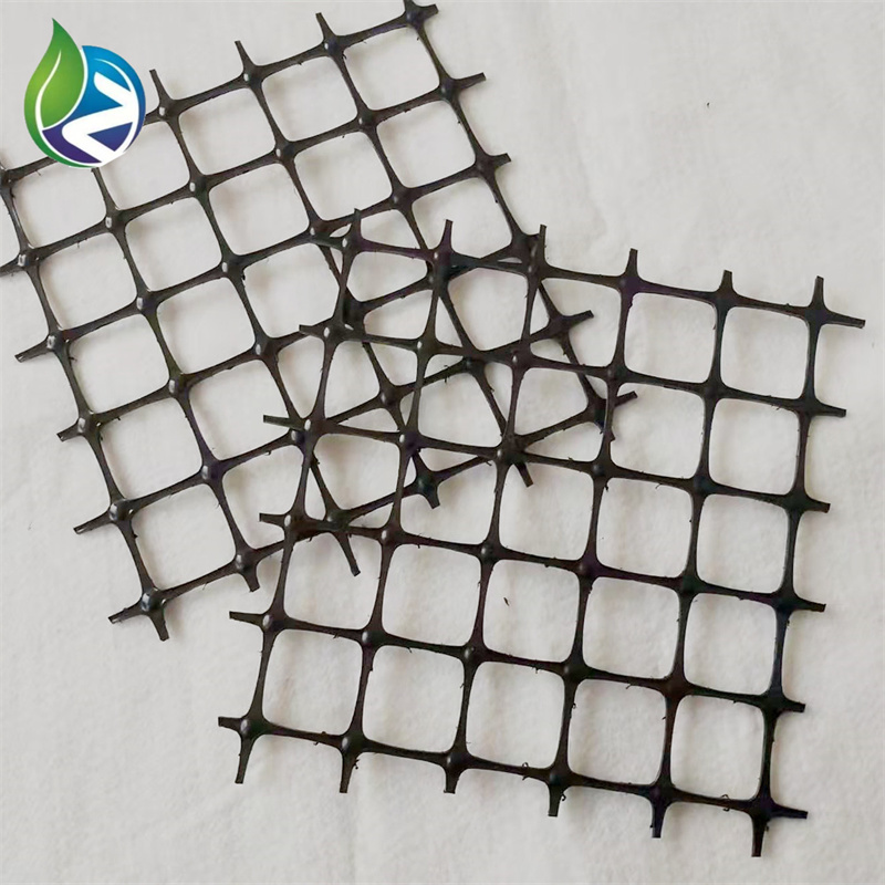 Biaxial Polyester Geogrid composite Geogrid composite Nonwoven Bitumen Coated For Asphalt Overlayer Reinforcement Gravel Grid