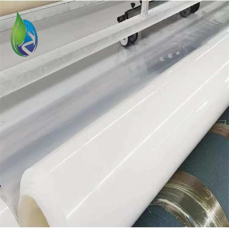 Rolls of tunnel-dedicated EVA waterproof material (EVA geomembrane) stacked for storage.