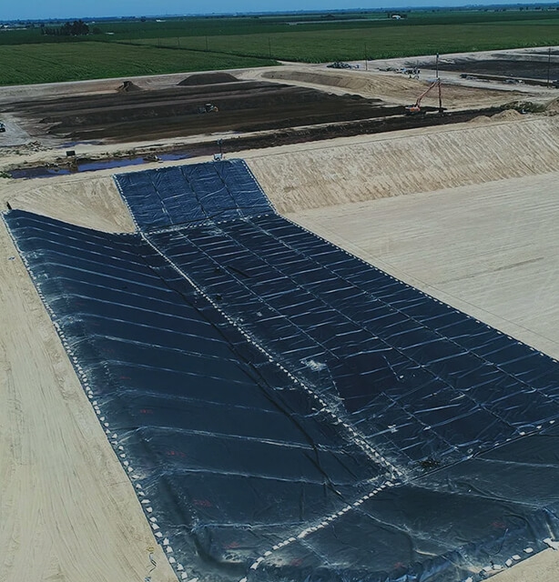 Geomembrane application case