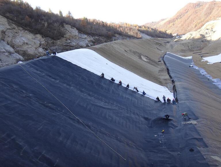 textured geomembrane