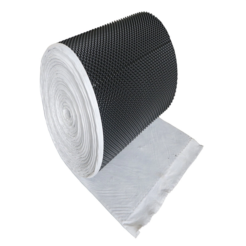 Dimpled HDPE composite drainage board roll with bonded non-woven geotextile
